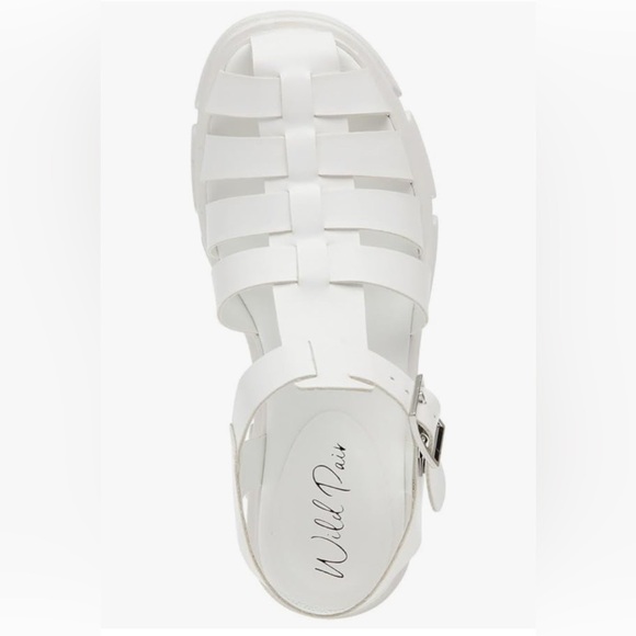 Wild Pair White Strappy Sandals - Picture 3 of 9